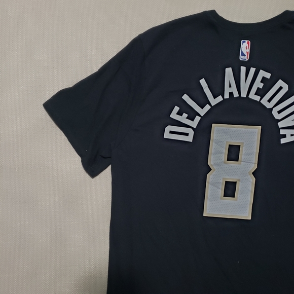 Nike Milwaukee Bucks # 8 Dellavedova Black T Shirt Men's XXLarge - Picture 8 of 16